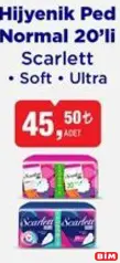 SCARLETT HİJYENİK PED NORMAL 20'Lİ